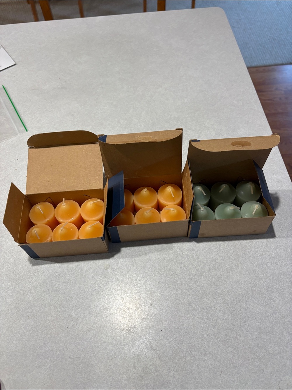 PartyLite Autumn Glow  & White Cedar Leaf Scents Votive Candle Boxes lot of 18